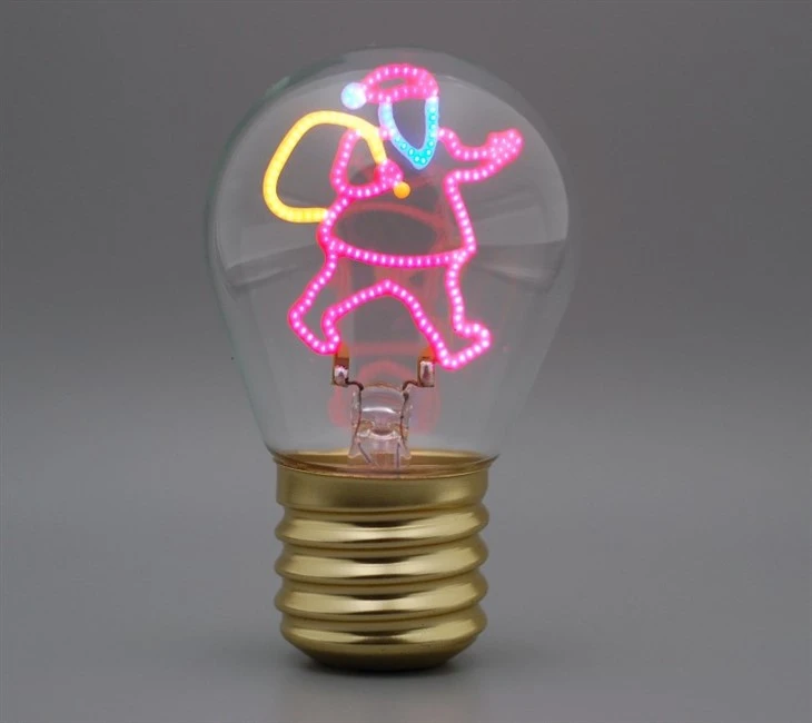 Lampadina LED per messaggi di Natale
