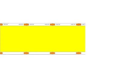 Qual è il peso di una striscia led monocolore cob?
